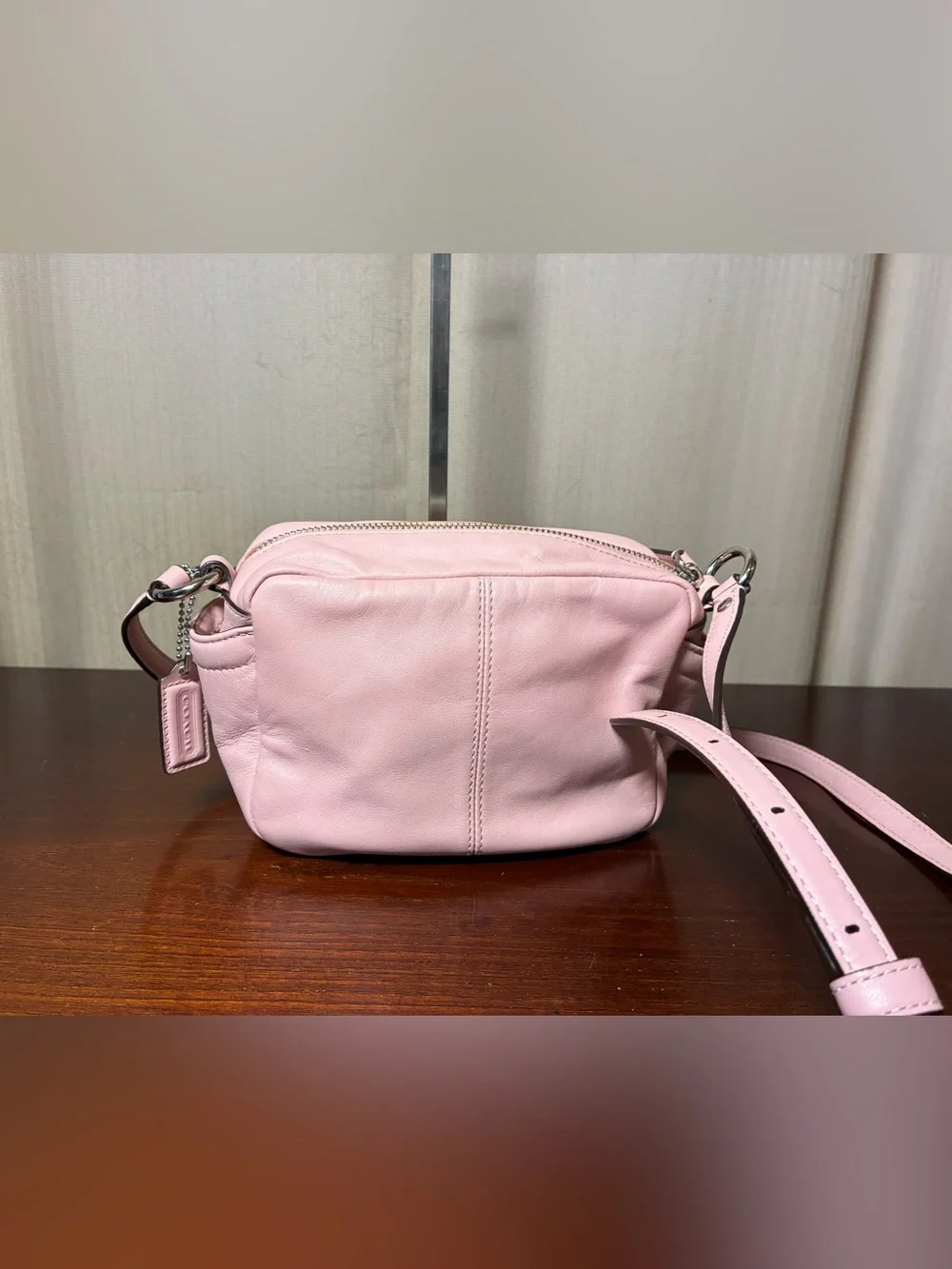 Coach Campbell Leather Camera Bag